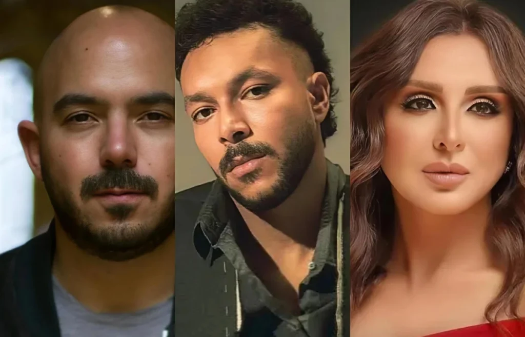 أنغام وويجز والعسيلي