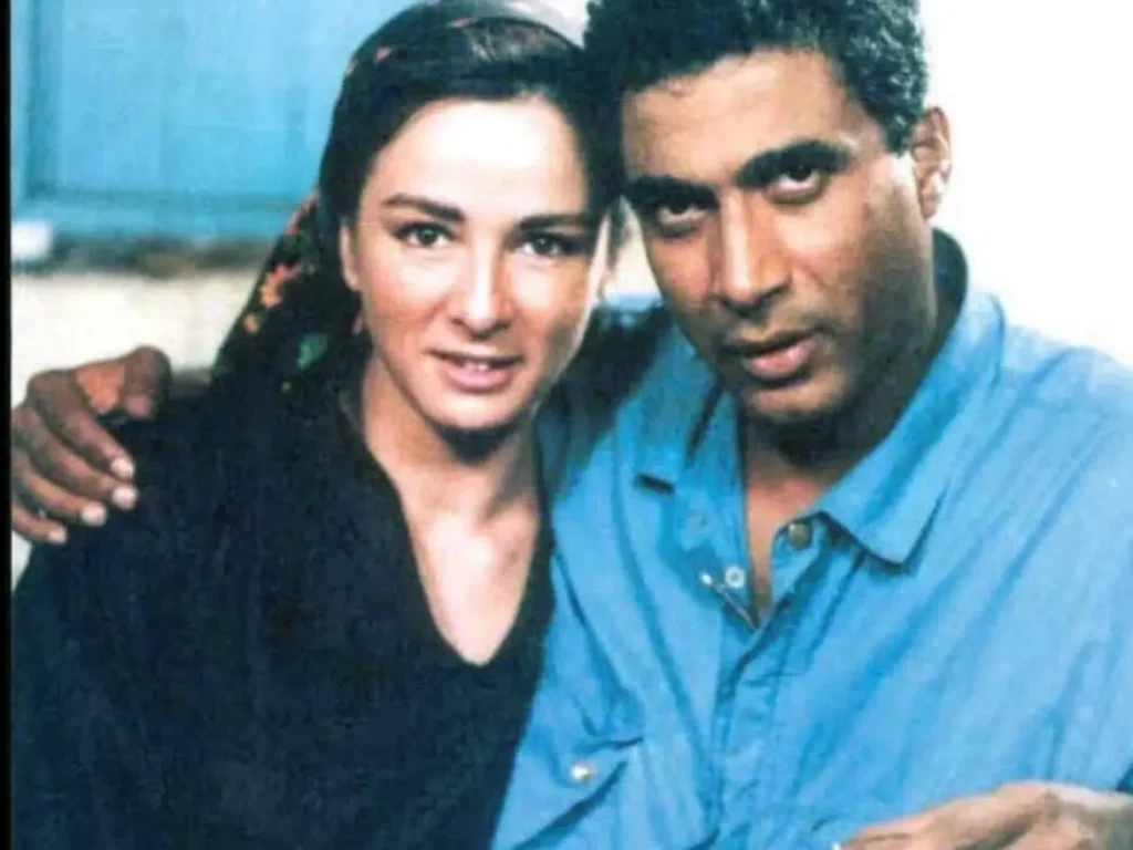 أحمد زكي ونجلاء فتحي