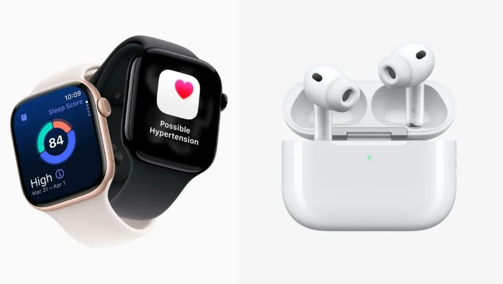 Apple Watch تتفوق على AirPods في دقة قياس معدل ضربات القلب أبل واتش وإيربودز