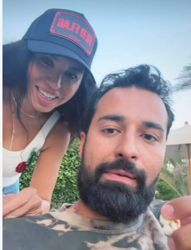 بسبب تصريح عفوي.. نسرين أمين وأحمد حاتم في وصلة مزاح على السوشيال ميديا أحمد حاتم ونسرين أمين