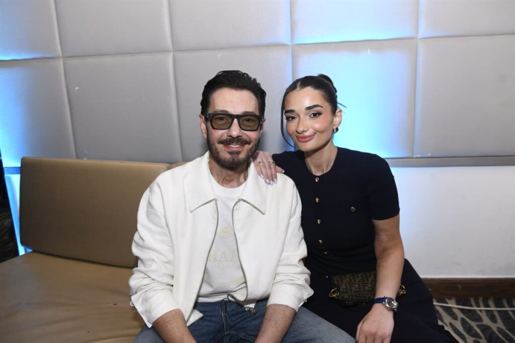 أحمد زاهر وابنته ملك