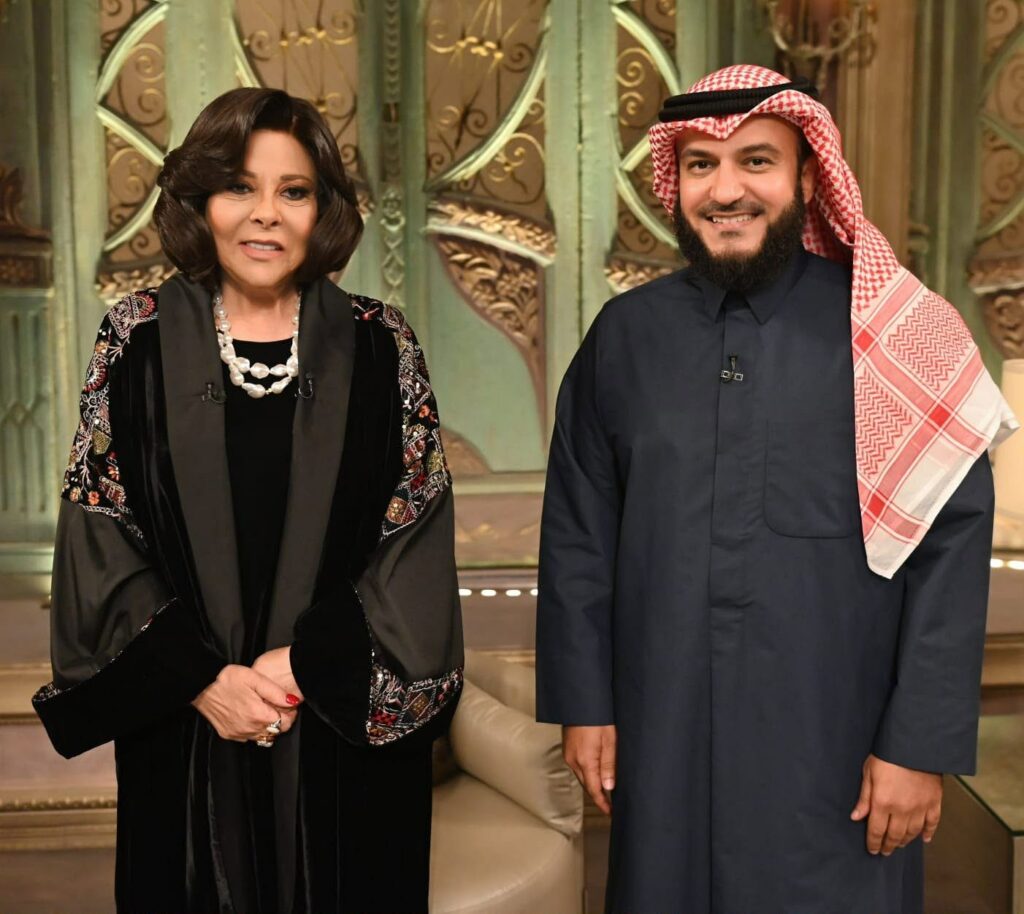 مشاري راشد مع إسعاد يونس